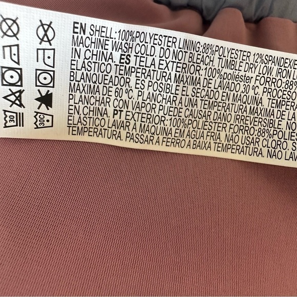 Forever 21 Womens Athletic Ombre High Waist Lined Shorts Sz Medium Pink Purple - Picture 11 of 11